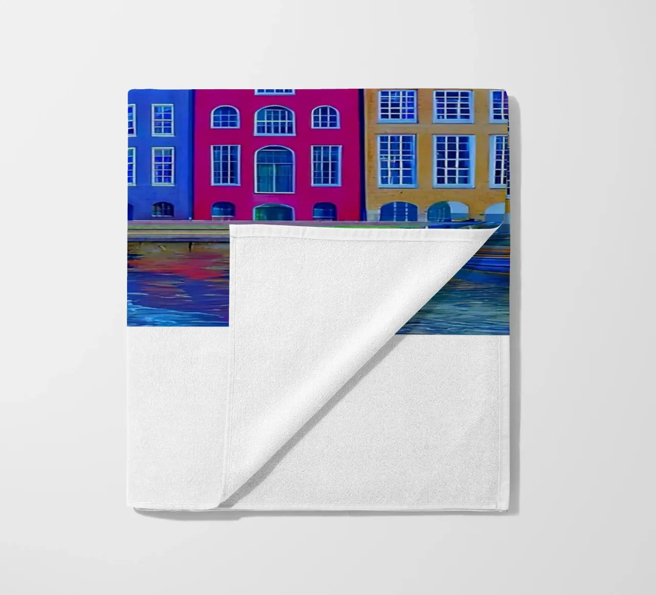 Case a schiera di Amsterdam telo mare da ART BEST