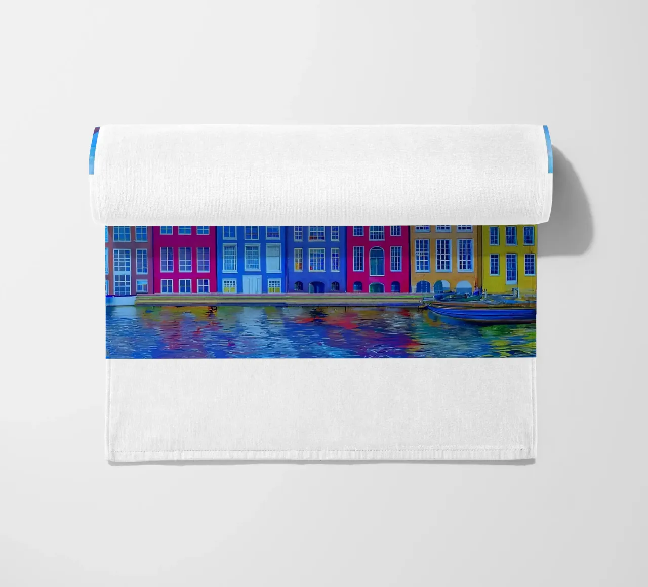 Case a schiera di Amsterdam telo mare da ART BEST