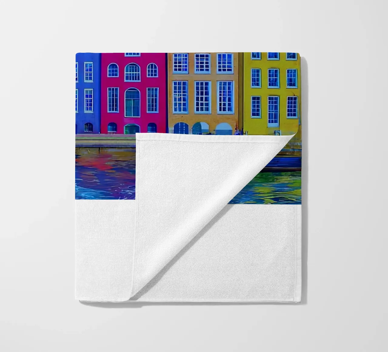 Case a schiera di Amsterdam telo mare da ART BEST