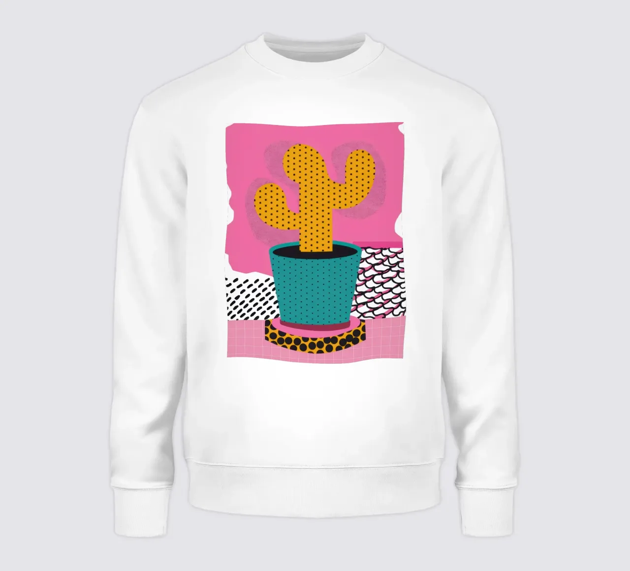 Cactus con cappello felpa da Obs Canvas