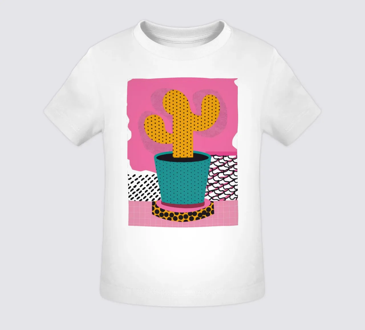 Cactus con cappello maglietta neonato da Obs Canvas