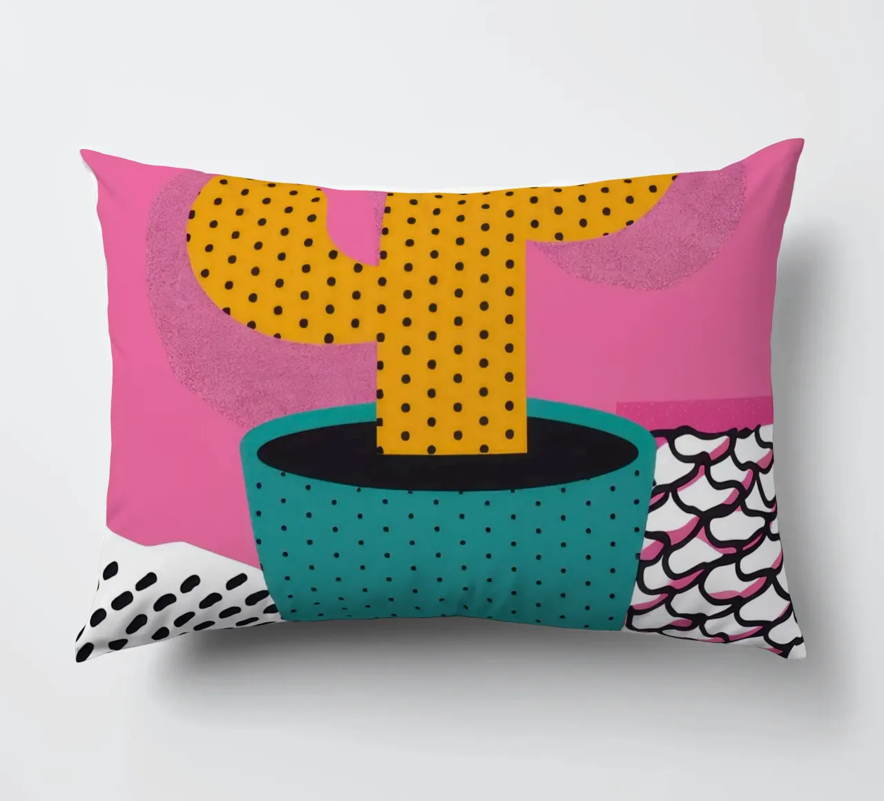 Cactus con cappello cuscino da Obs Canvas