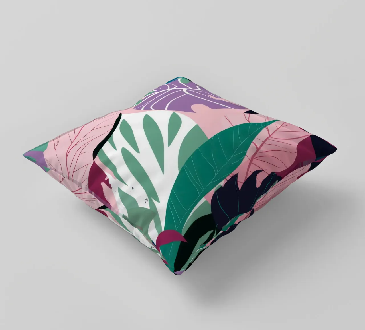 Un fresco paesaggio da sogno tropicale cuscino da Frosh Pallete