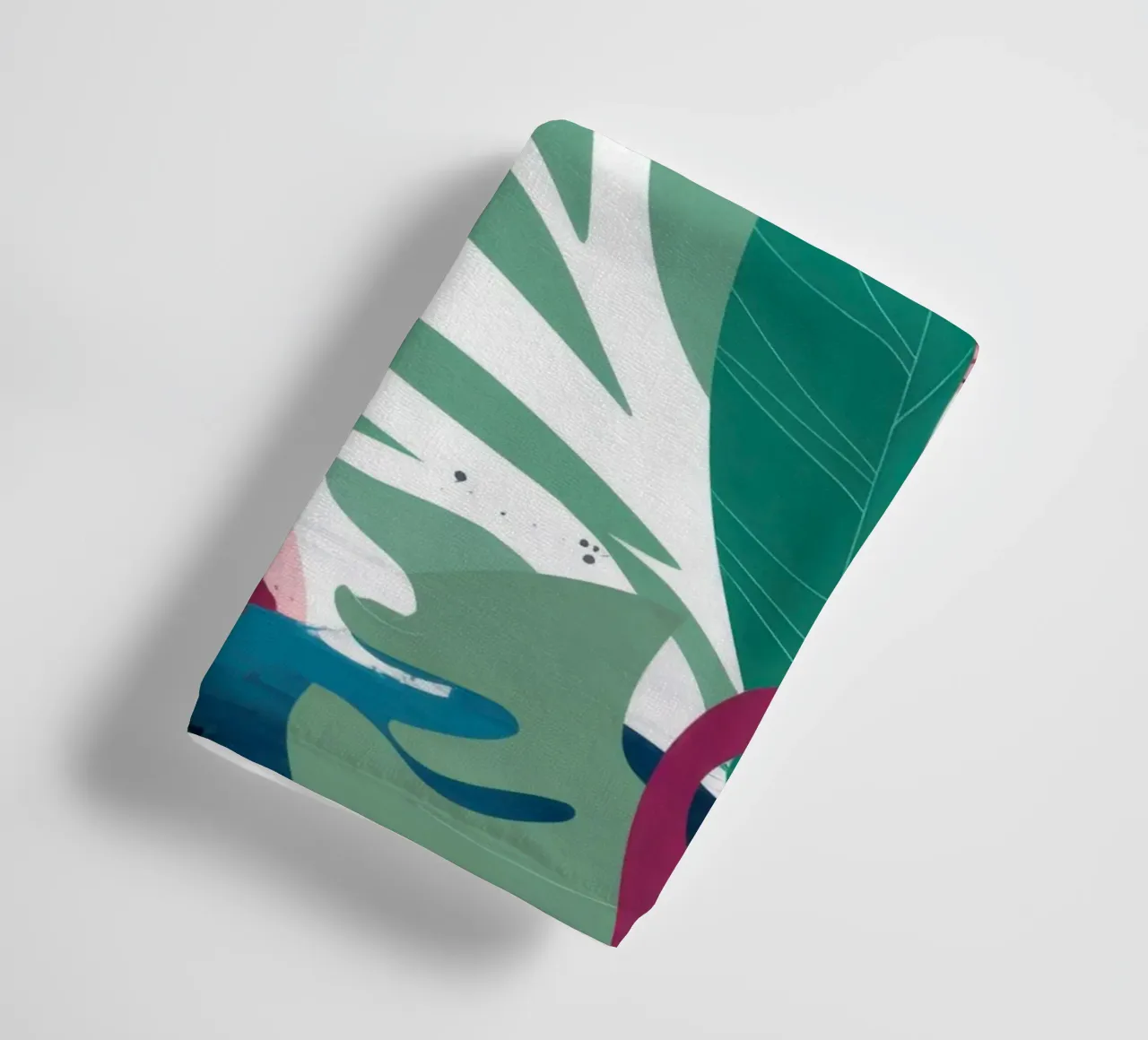 Un fresco paesaggio da sogno tropicale asciugamano da bagno da Frosh Pallete
