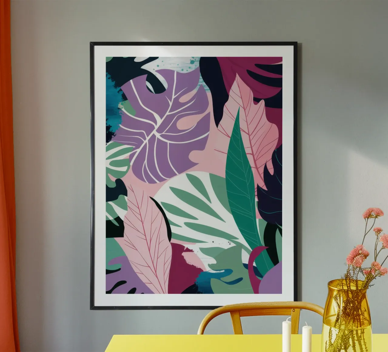 Un fresco paesaggio da sogno tropicale carta hahnemühle da Frosh Pallete