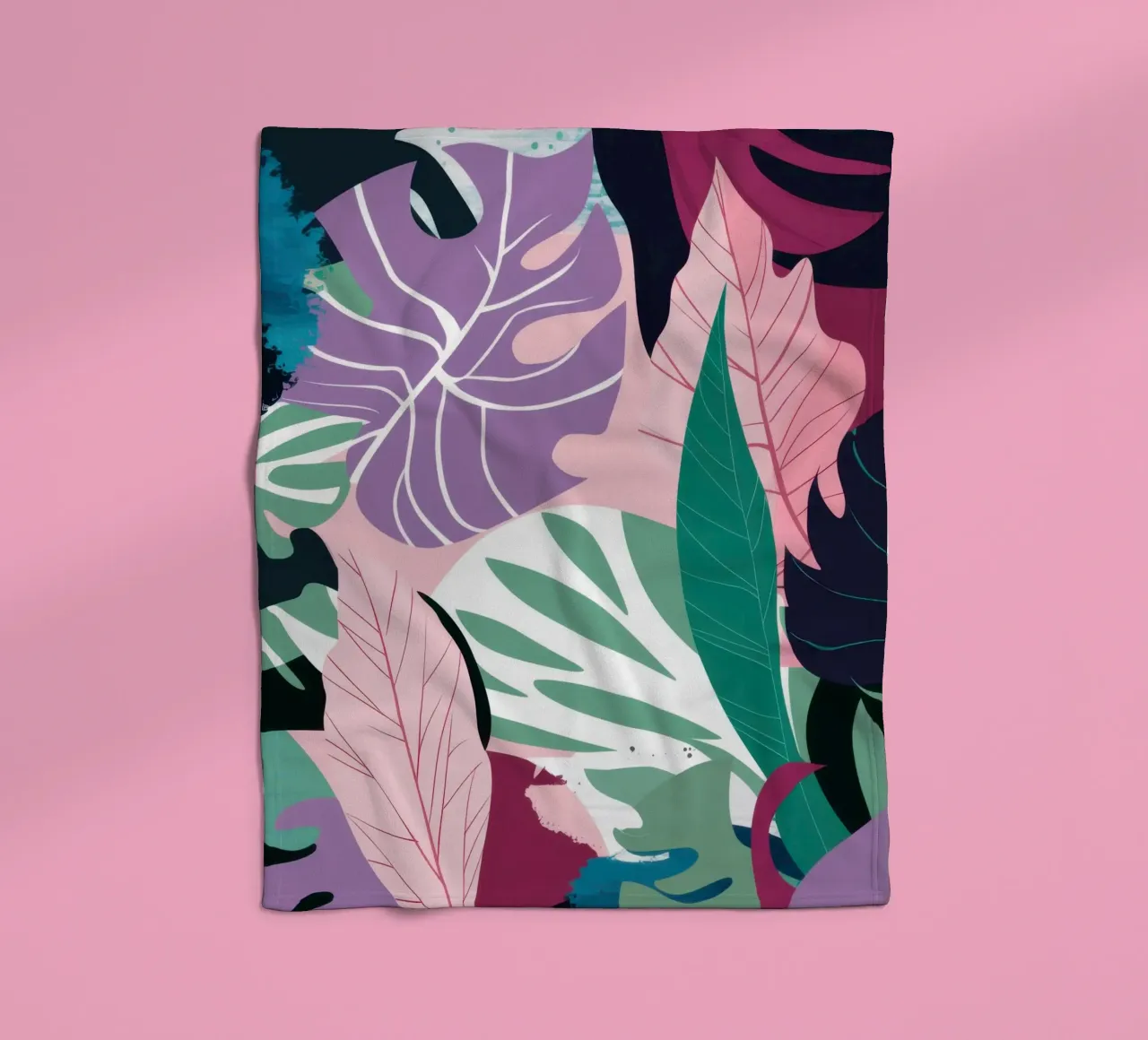 Un fresco paesaggio da sogno tropicale coperta in pile da Frosh Pallete