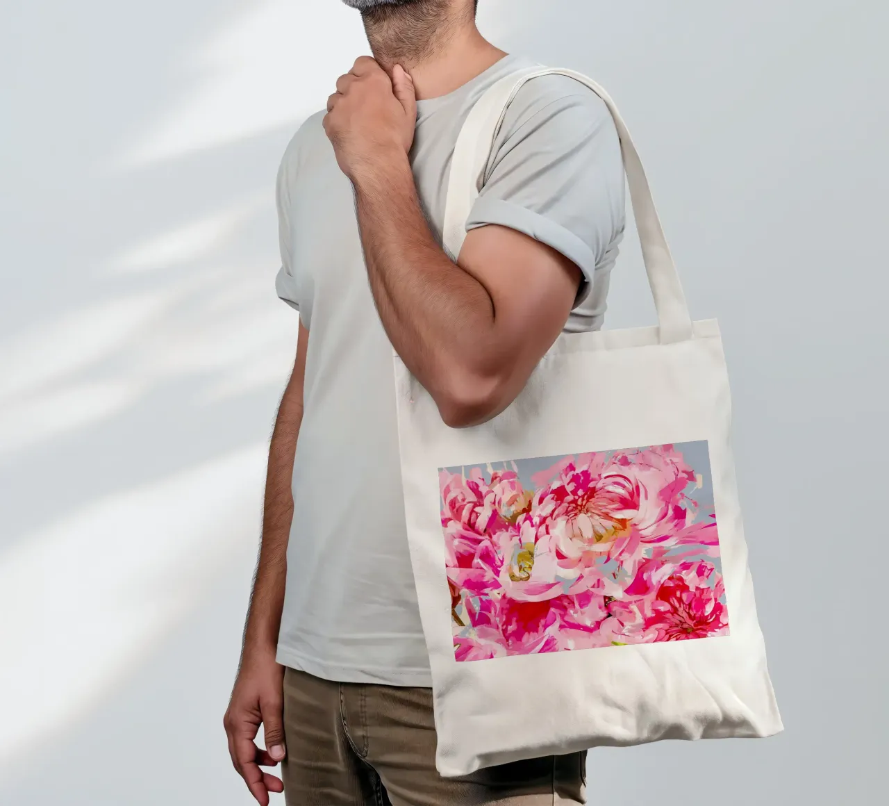 Wild Pink Peonies tote bag by 83oranges