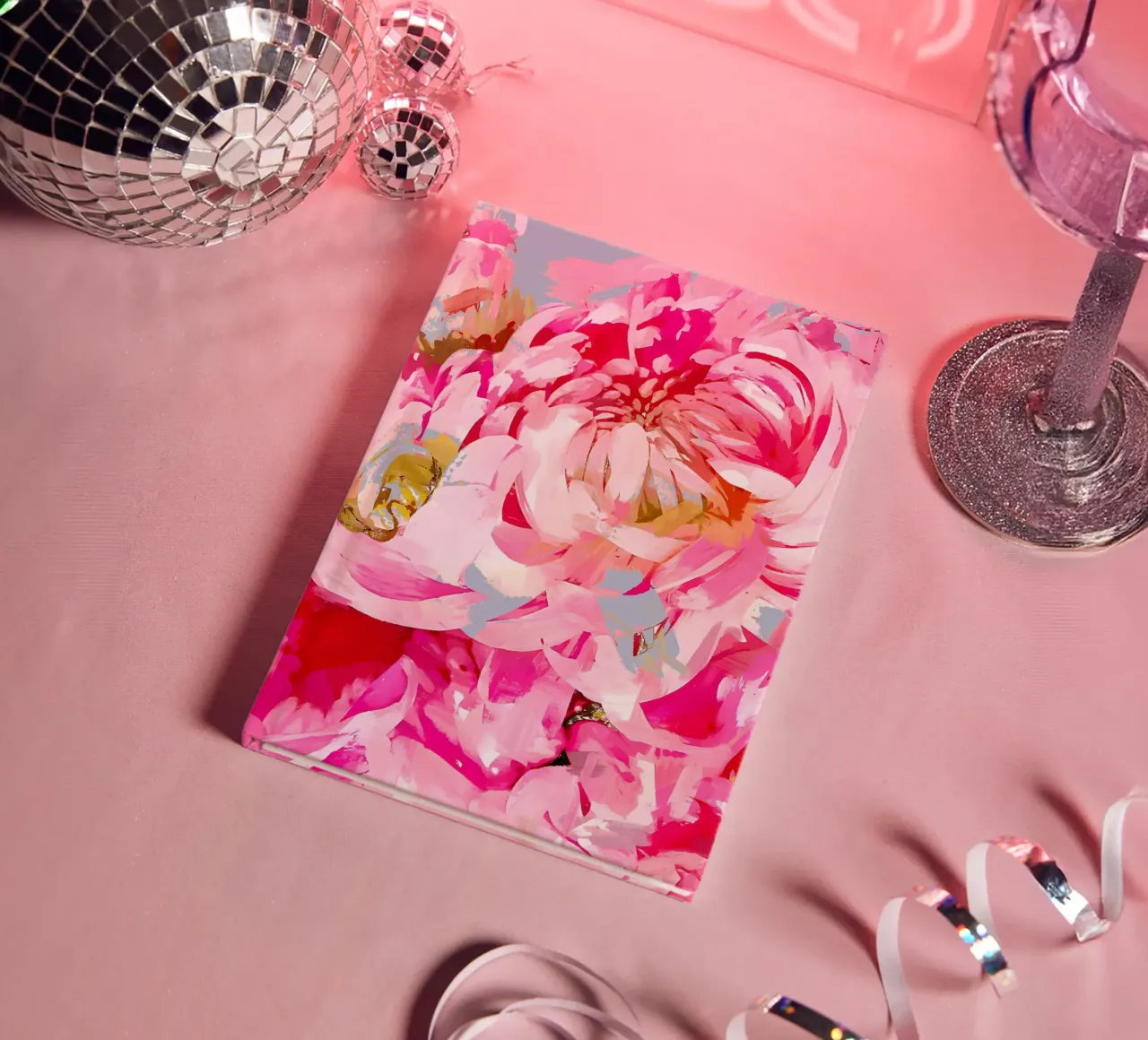 Wild Pink Peonies notebook by 83oranges