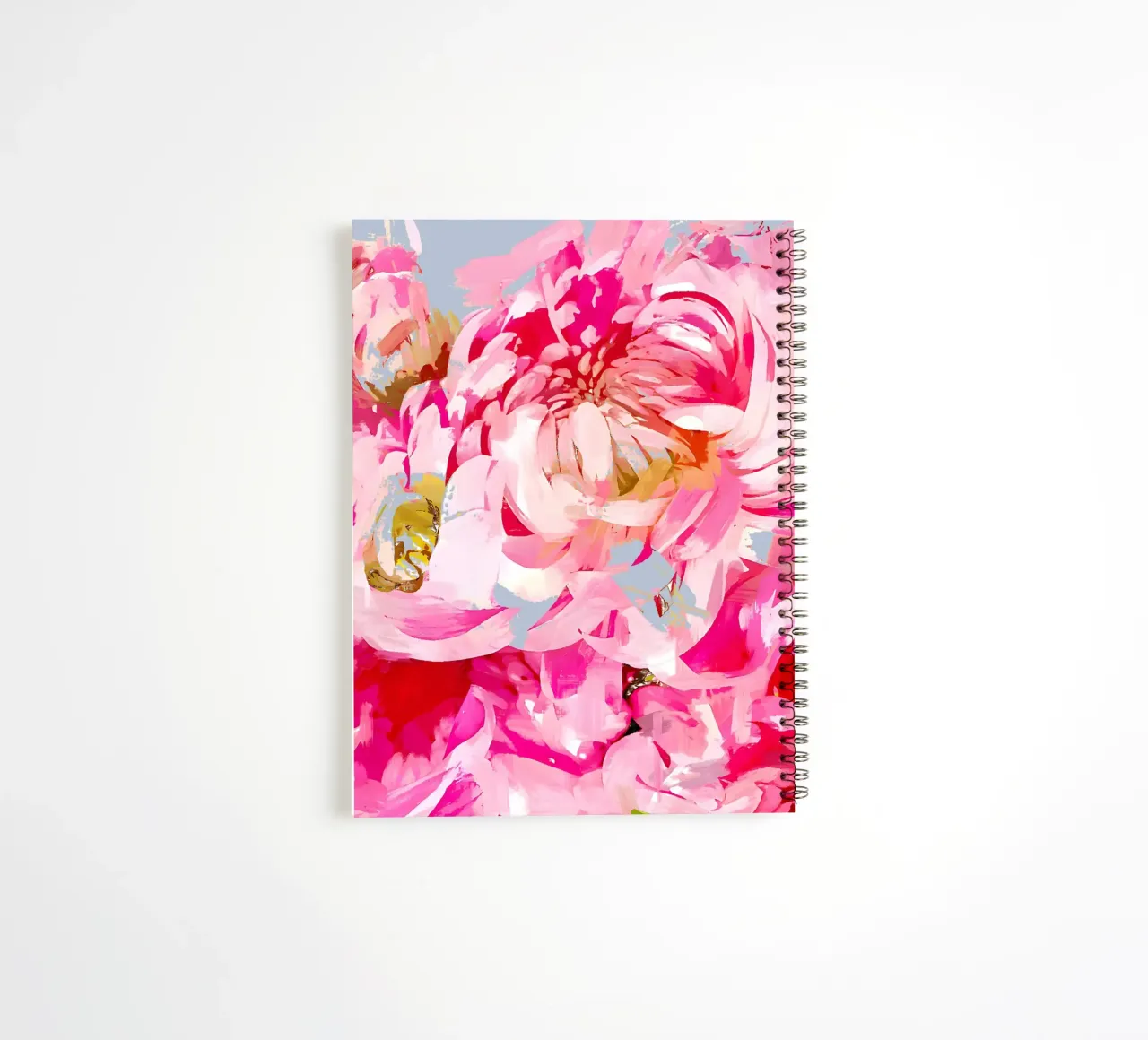 Wild Pink Peonies spiral notebook by 83oranges