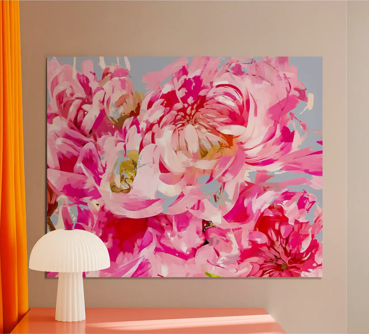 Wild Pink Peonies hahnemühle by 83oranges