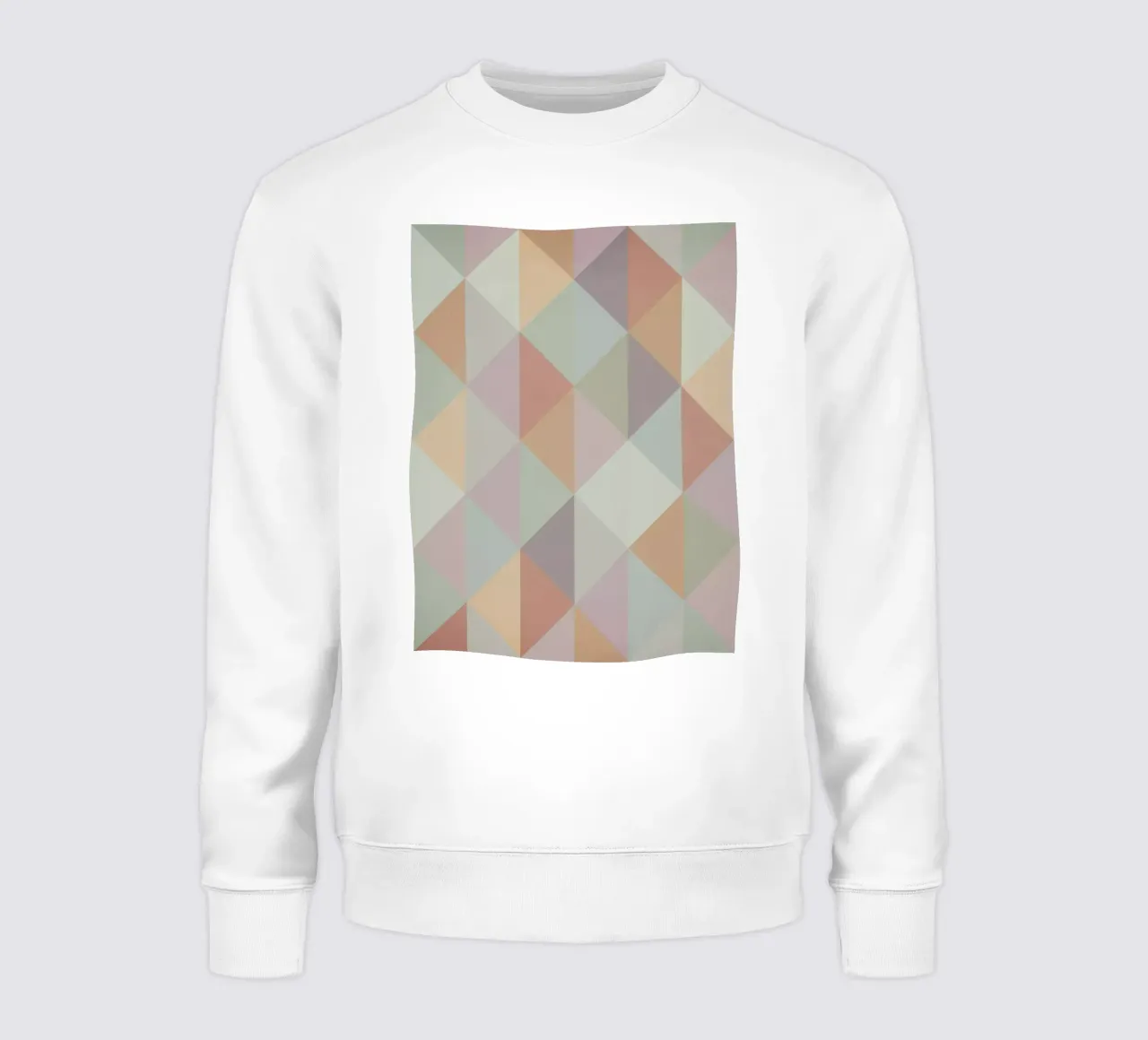 Disegno a triangolo colorato felpa da Metron