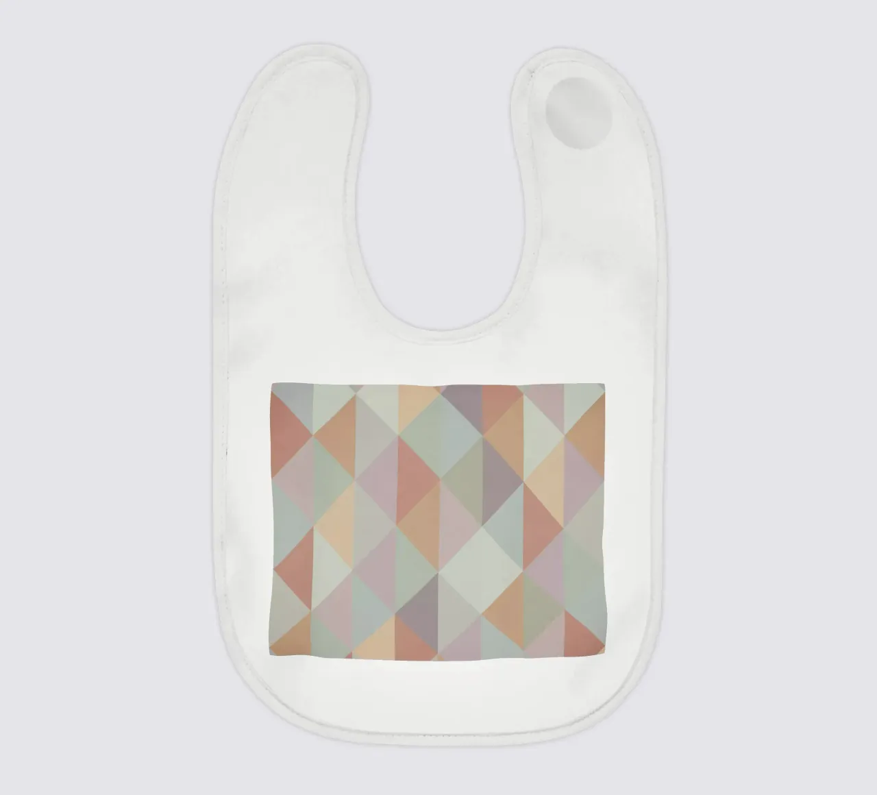 Colorful triangle pattern bavaglino da Metron