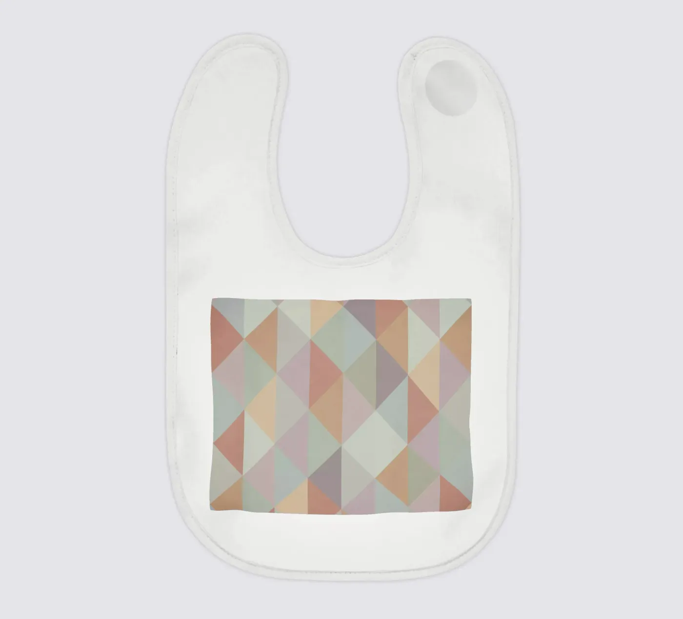Motif triangulaire coloré bavoir de Metron