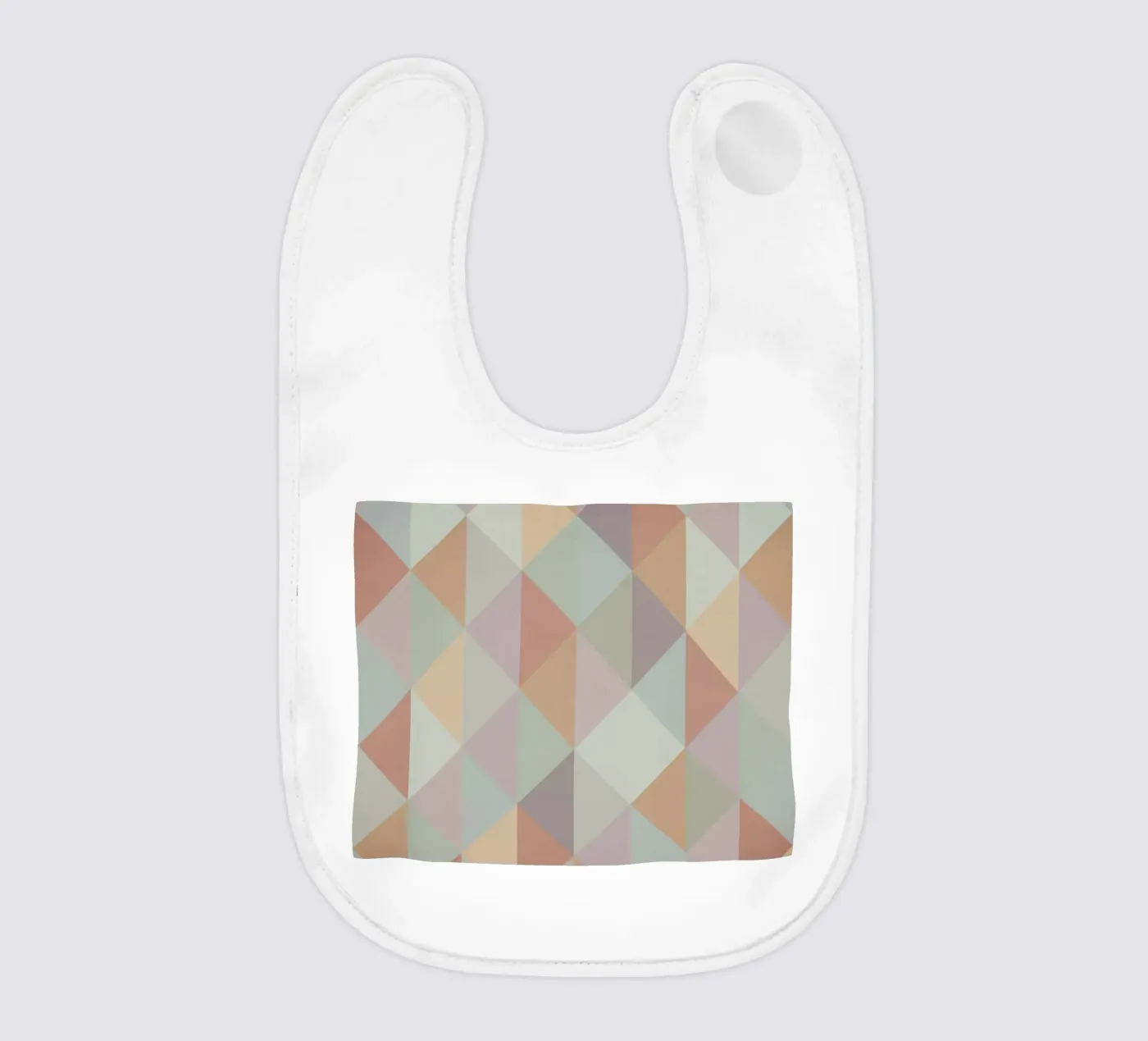 Motif triangulaire coloré bavoir de Metron