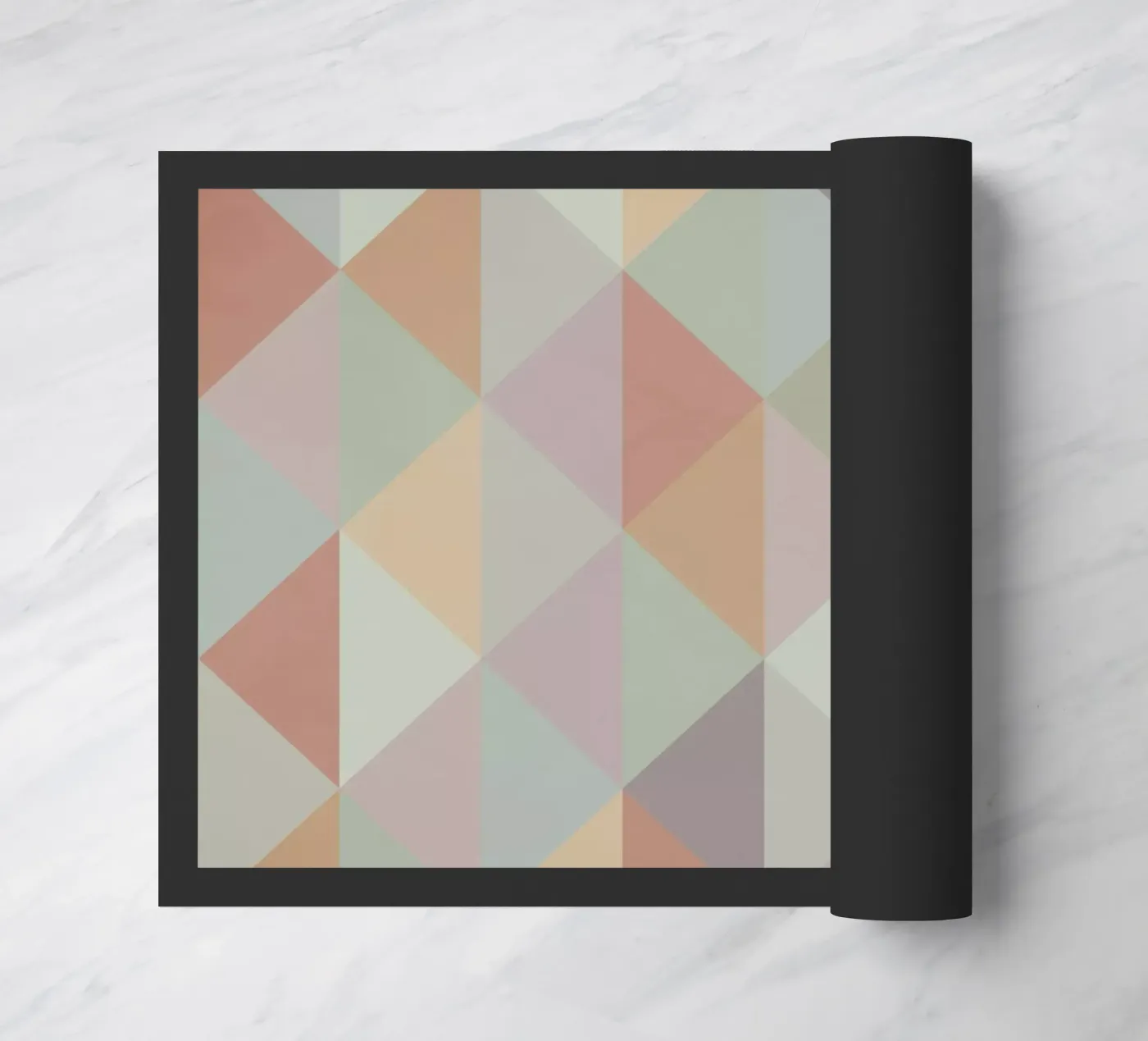 Colorful triangle pattern deurmat van Metron