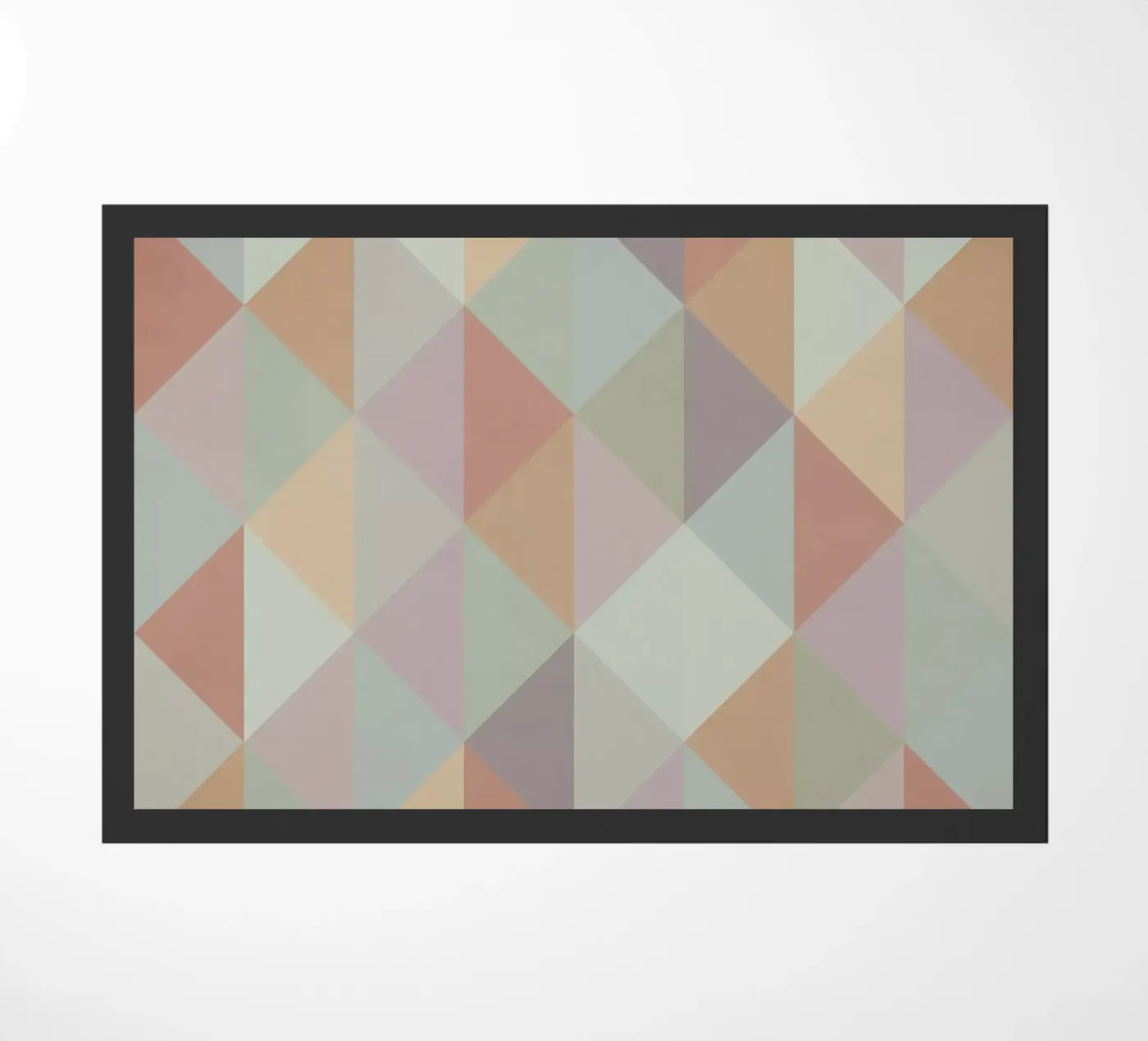 Colorful triangle pattern deurmat van Metron