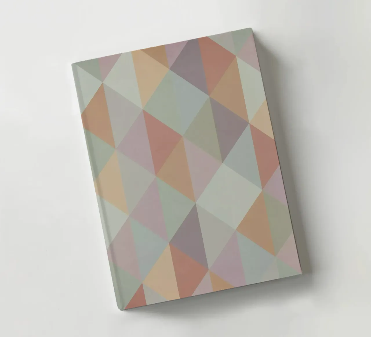Colorful triangle pattern notebook by Metron