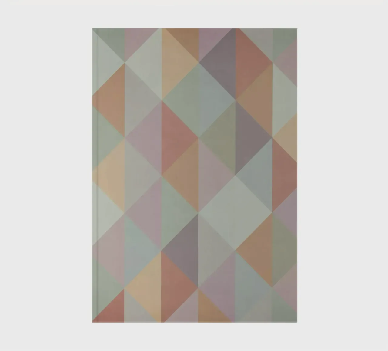 Motif triangulaire coloré carnet de notes de Metron