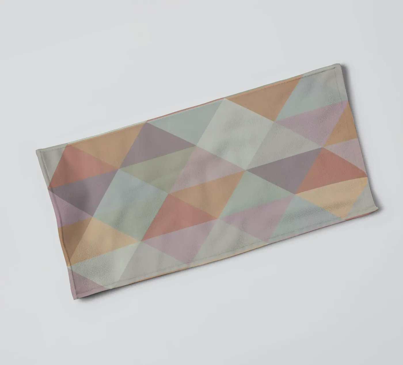Colorful triangle pattern towel by Metron