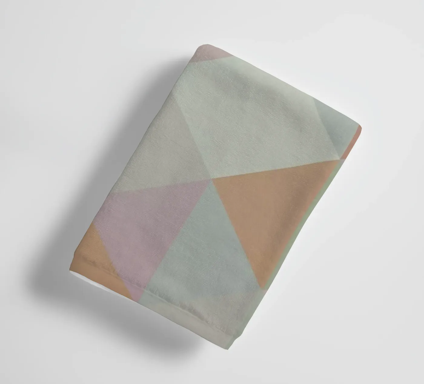 Colorful triangle pattern towel by Metron