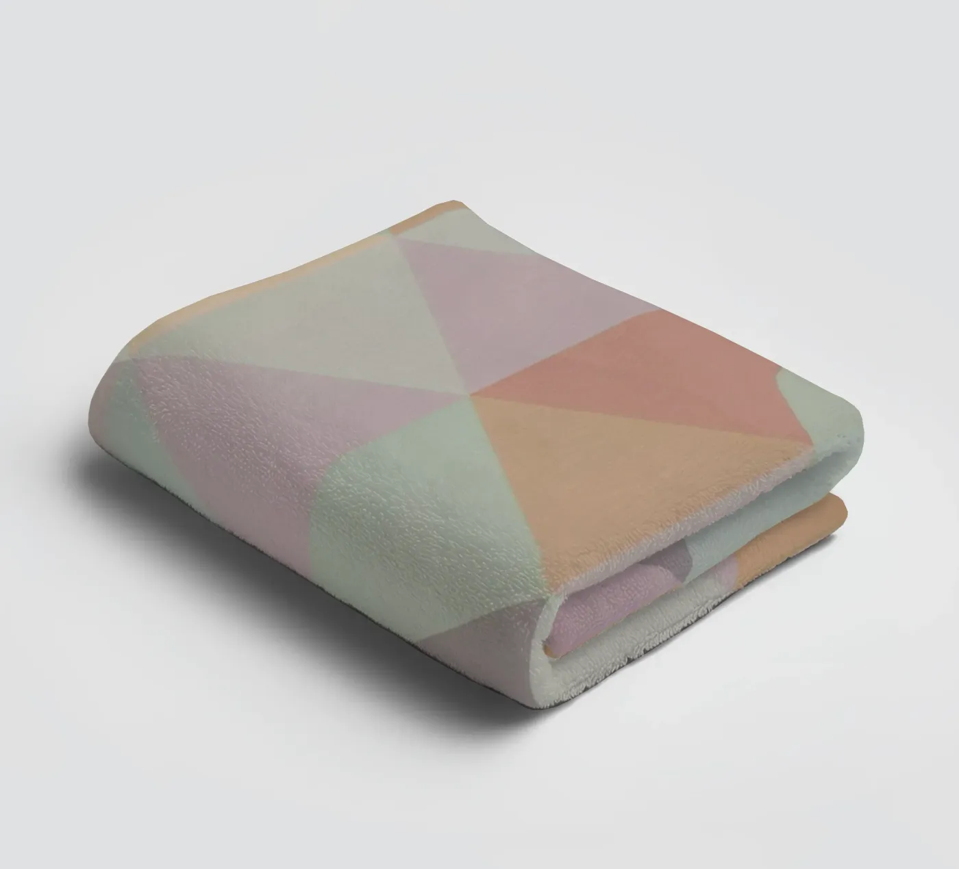 Colorful triangle pattern towel by Metron