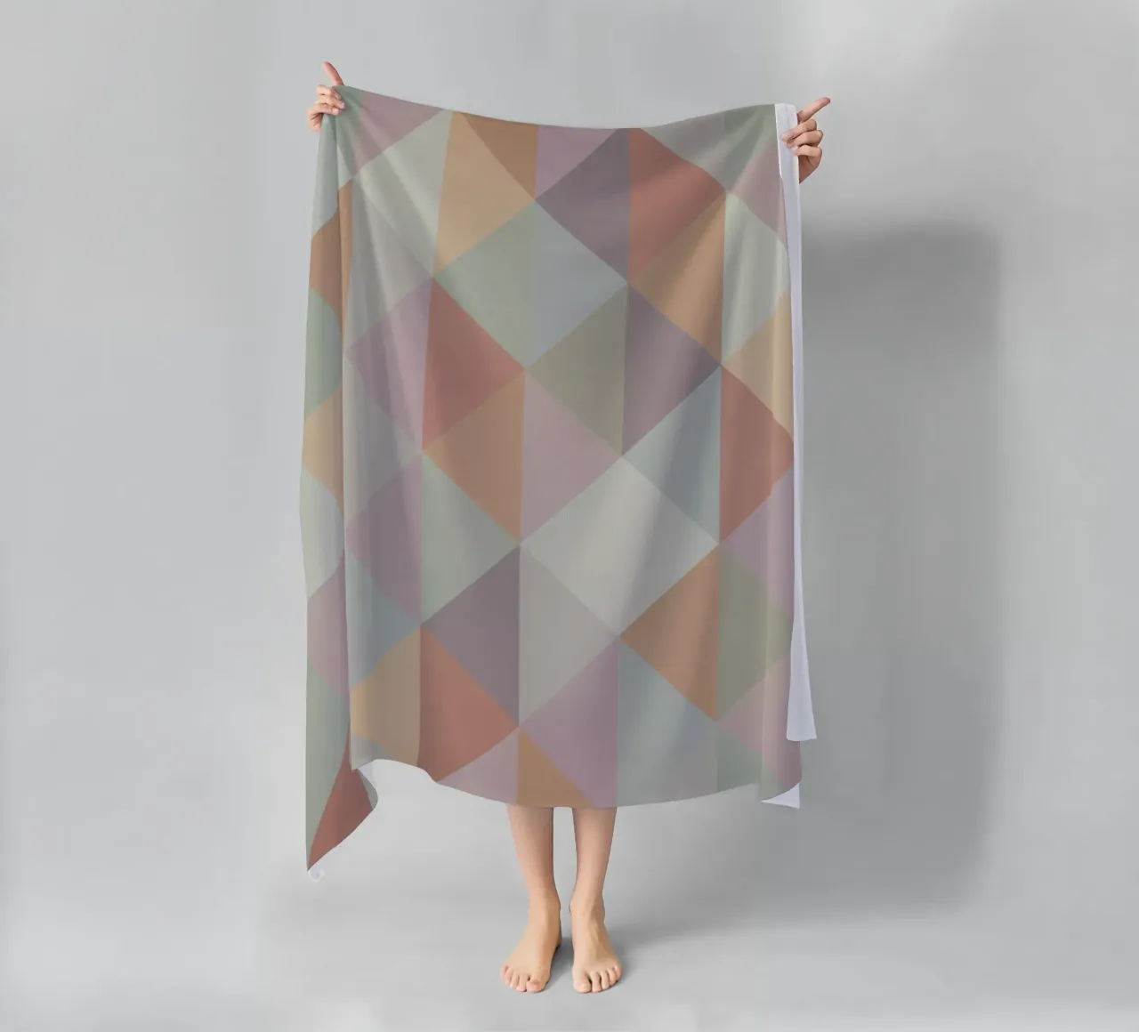 Colorful triangle pattern telo mare da Metron