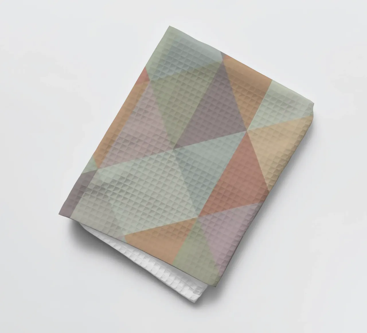Disegno a triangolo colorato canovaccio da cucina da Metron