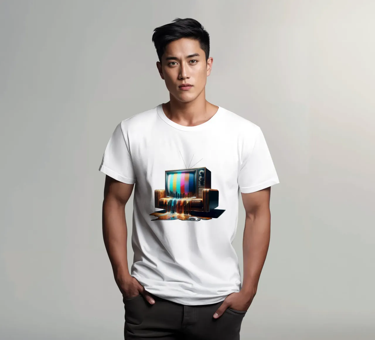 Junk TV t-shirt da Art Unleashed