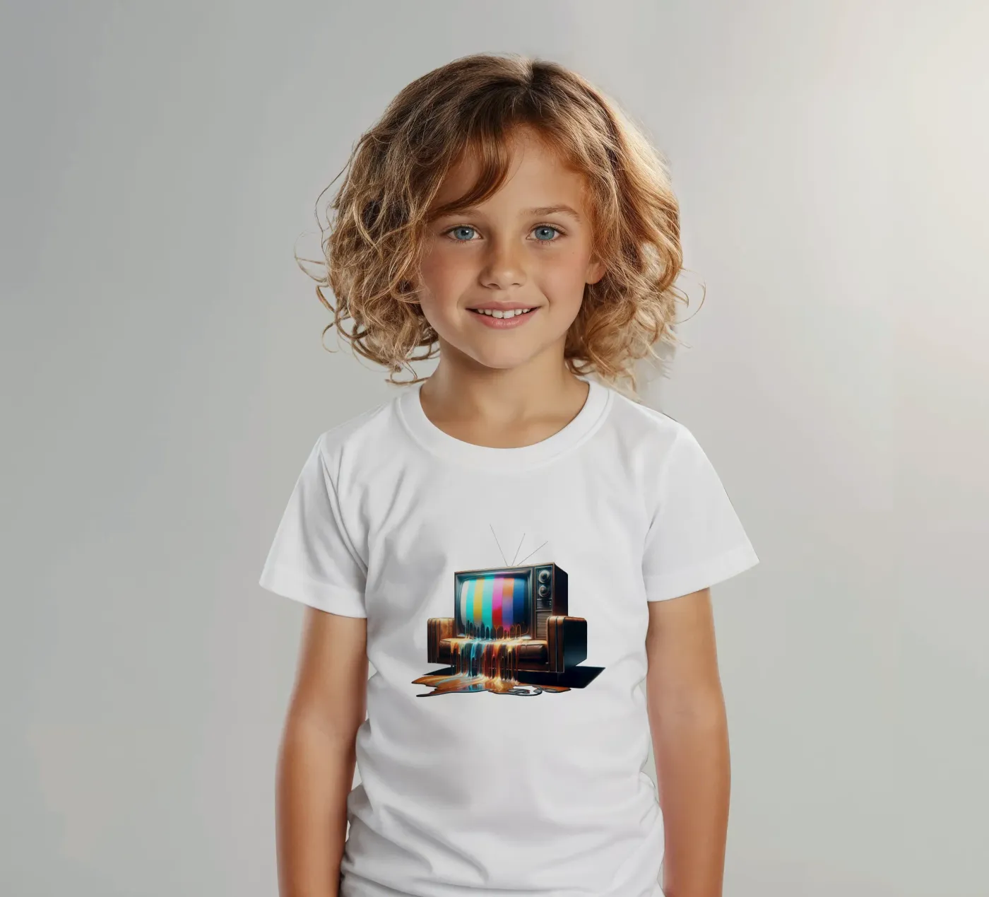 Junk TV t-shirt bambini da Art Unleashed