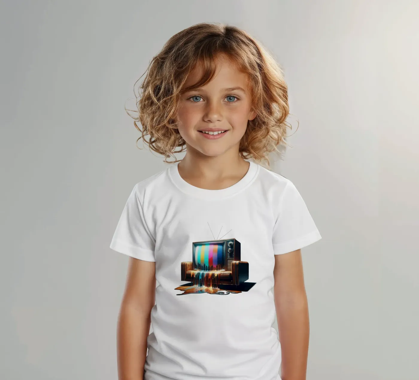Junk TV t-shirt bambini da Art Unleashed
