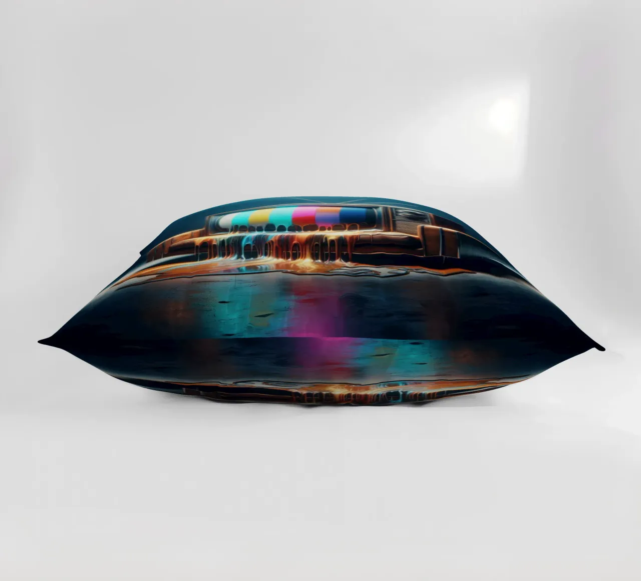Junk TV cuscino da Art Unleashed