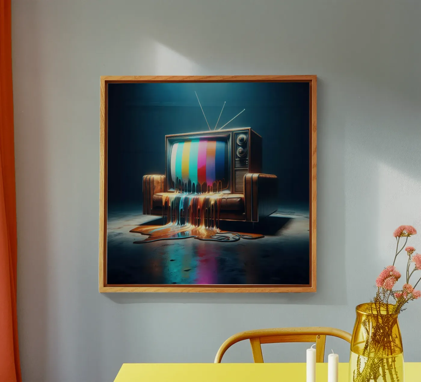 Junk TV plexiglas de Art Unleashed