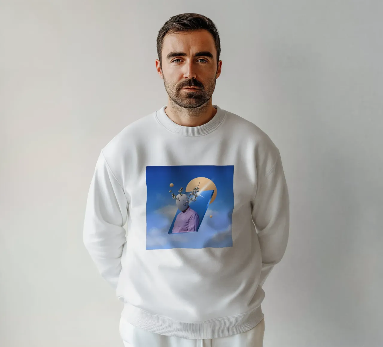 And then suddenly spring sweatshirt by Evgeniy Stepanets