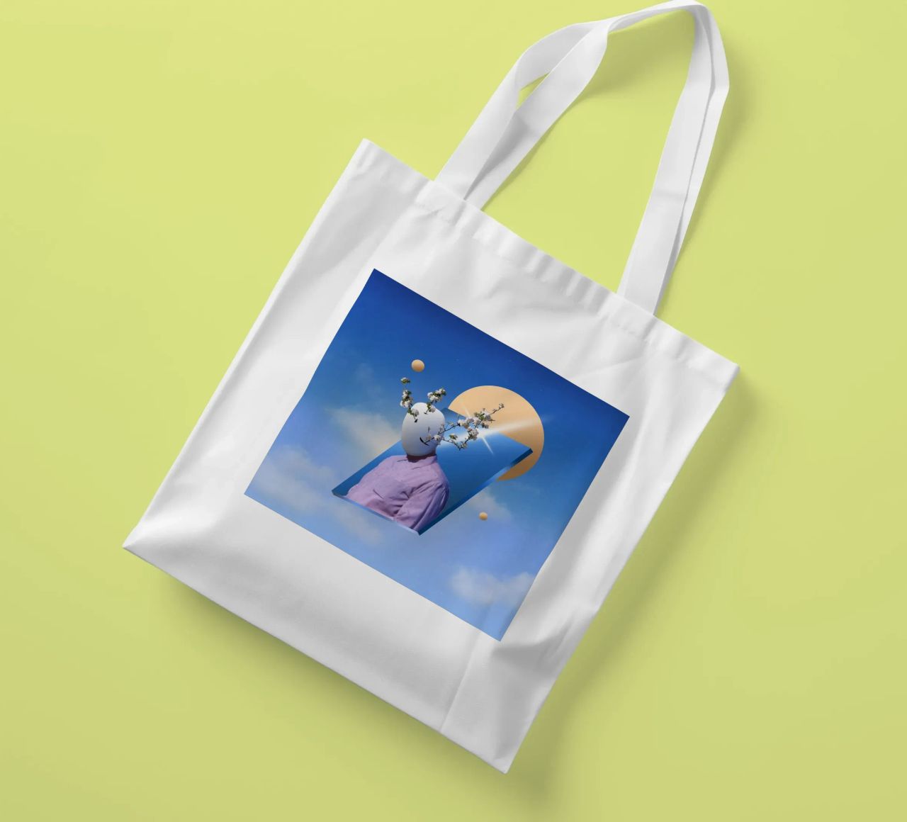 And then suddenly spring borsa in juta da Evgeniy Stepanets