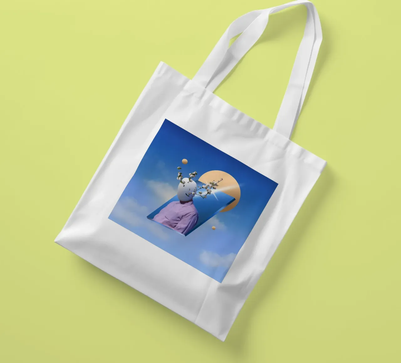 And then suddenly spring borsa in juta da Evgeniy Stepanets
