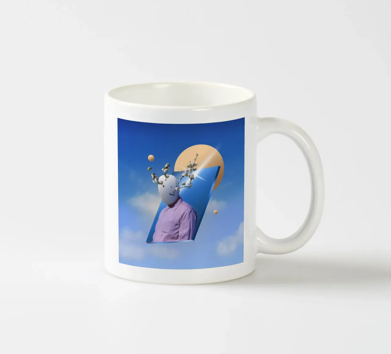 And then suddenly spring Keramik Tasse von Evgeniy Stepanets