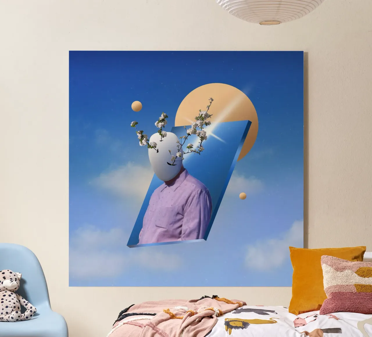 And then suddenly spring acryl van Evgeniy Stepanets