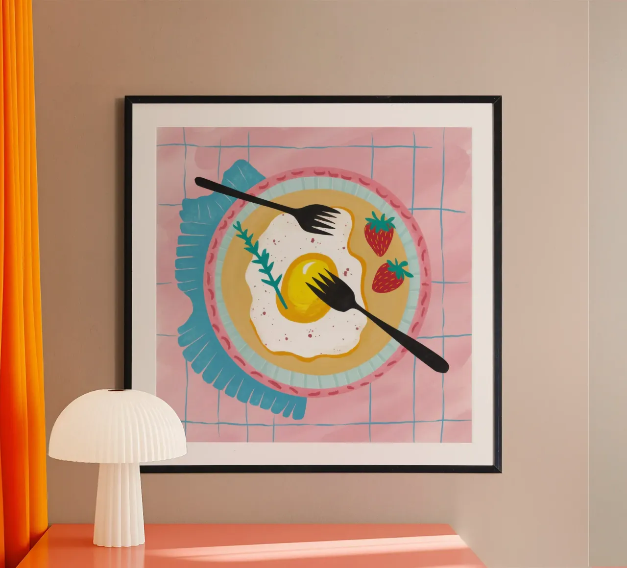 Sonniges Frühstücksglück Poster von Gaia Viesta