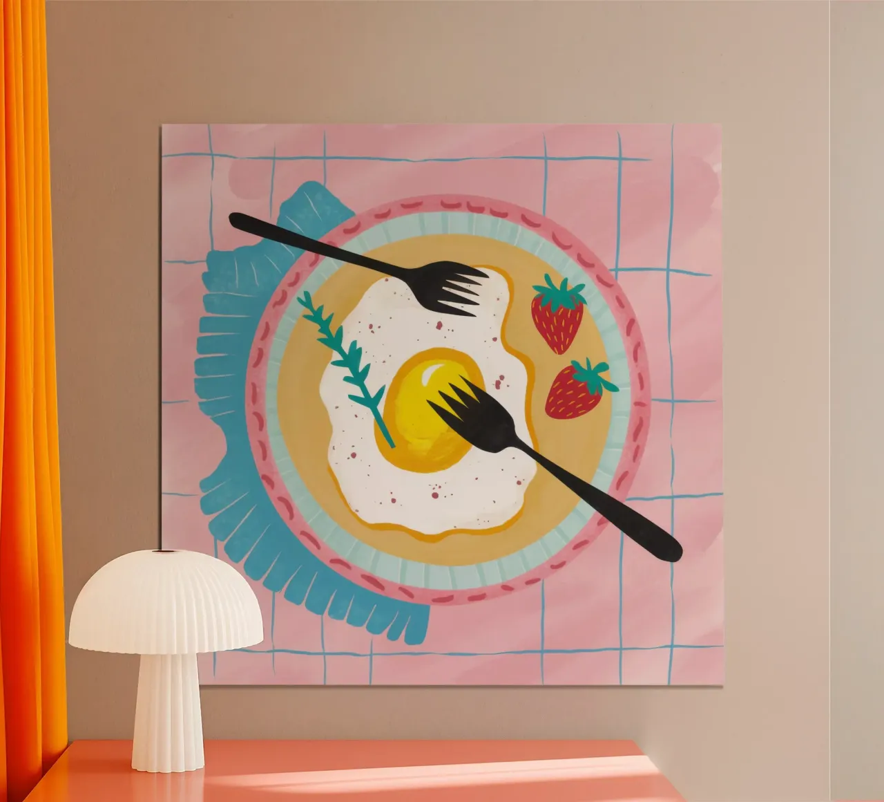 Sonniges Frühstücksglück Poster von Gaia Viesta