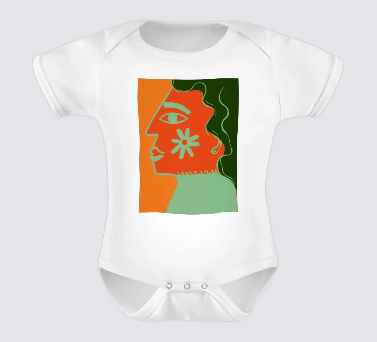 Terra Cotta Muse body neonato maniche corte da Line Fable