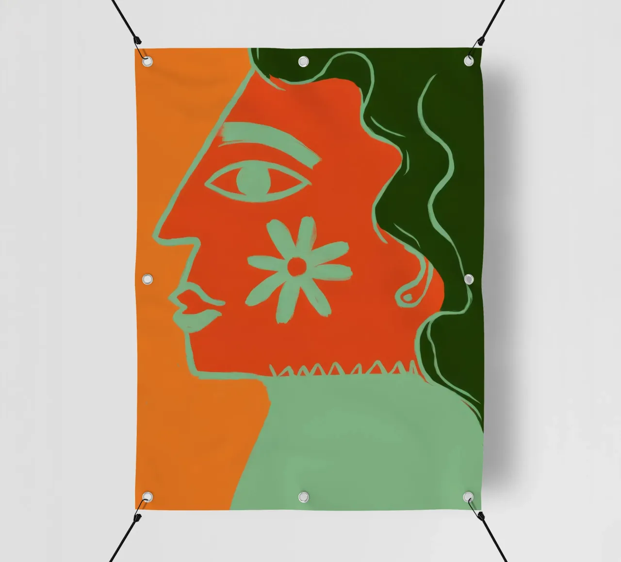 Terra Cotta Muse telo in pvc da Line Fable