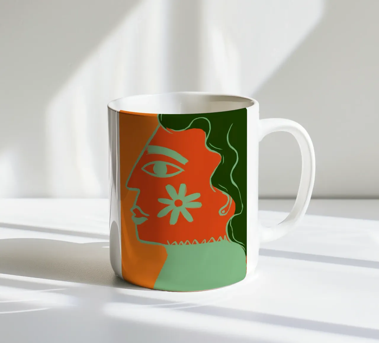 Terra Cotta Muse tazza in ceramica da Line Fable