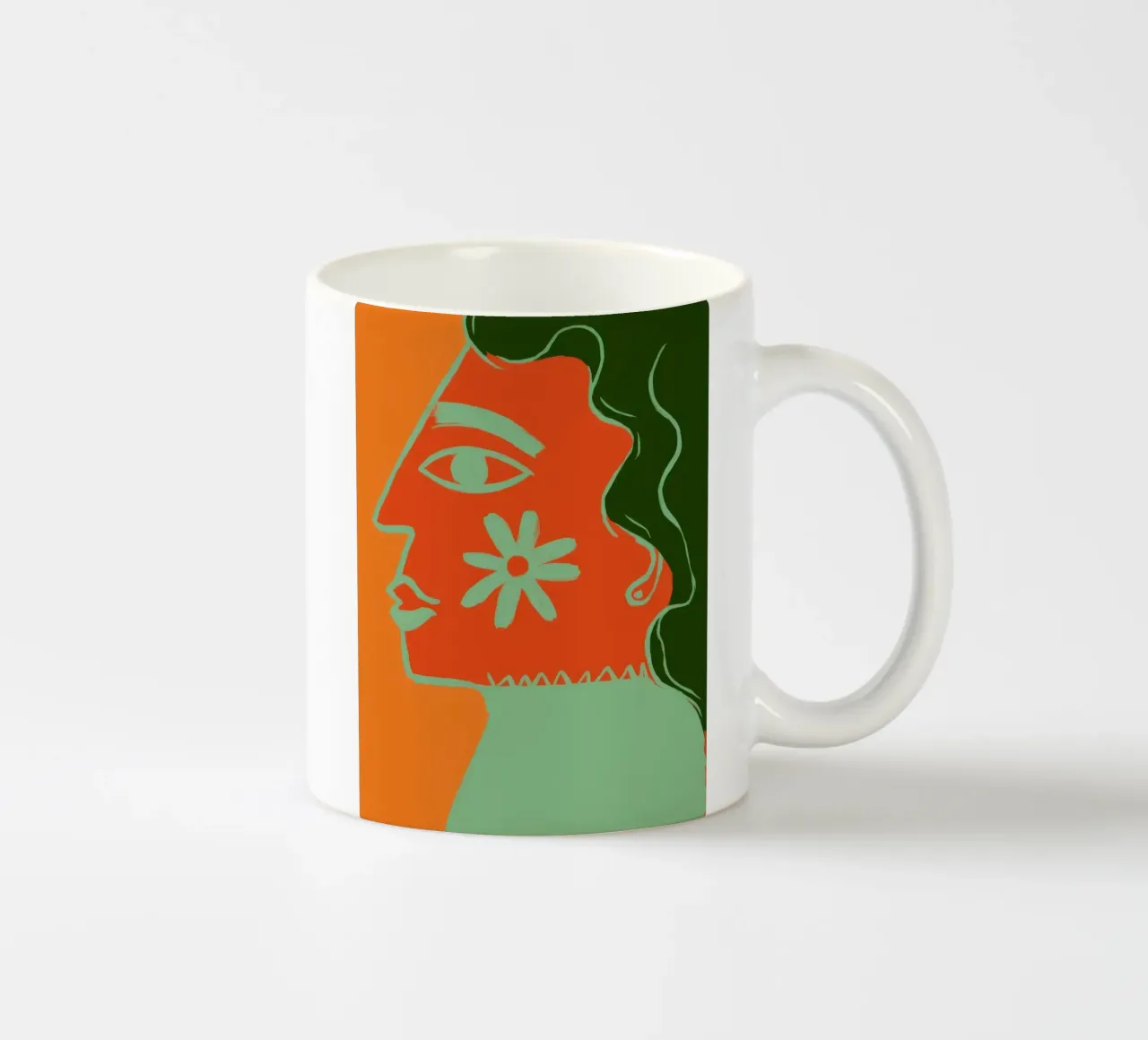 Terra Cotta Muse tazza in ceramica da Line Fable