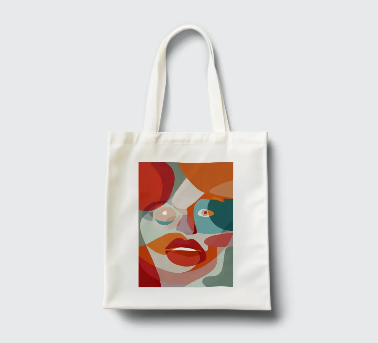 Ritratto di bellezza frammentata borsa in juta da Thistle Bloom