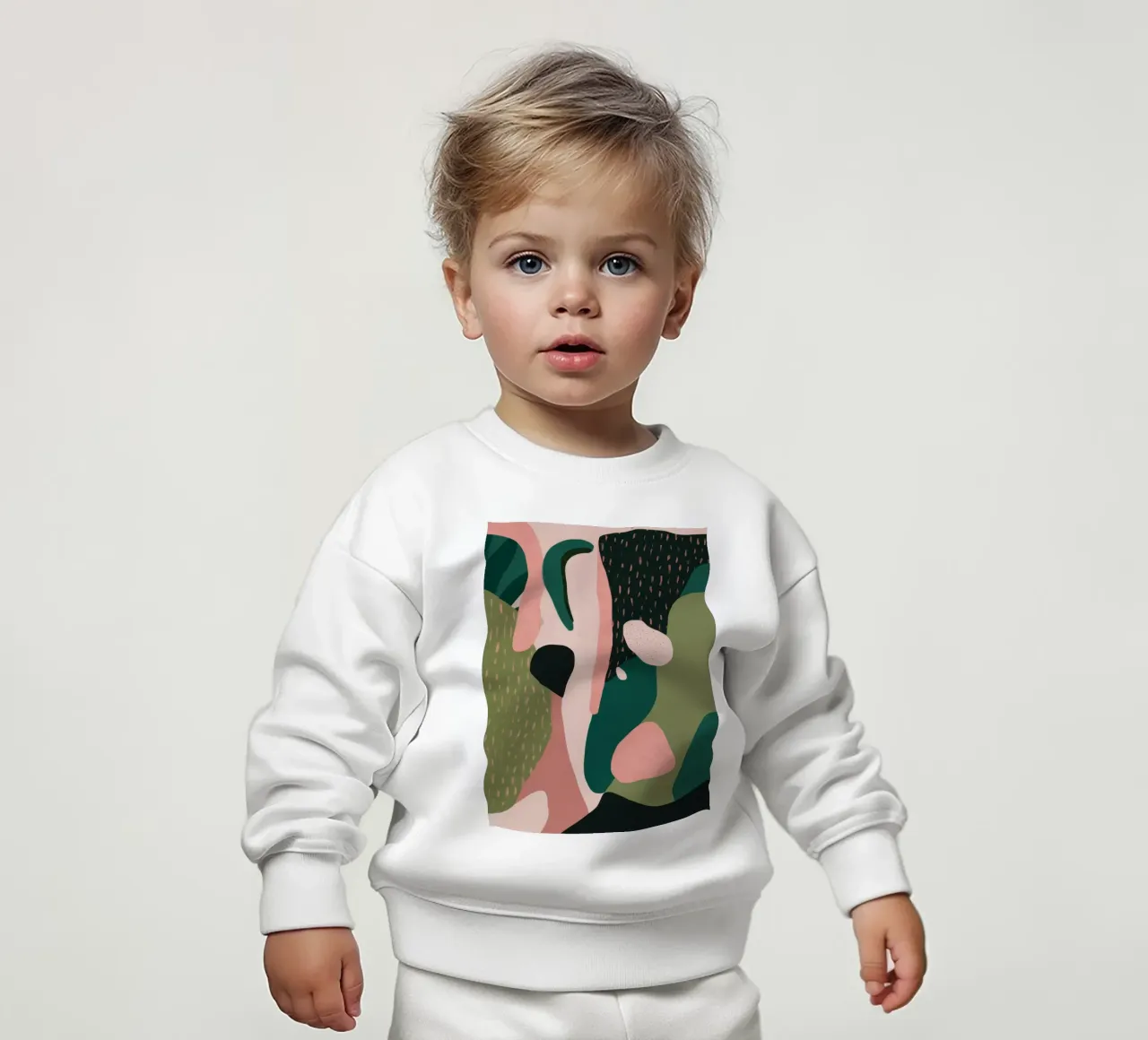 Forme organiche terrestri felpa neonato da Lunar Valentina