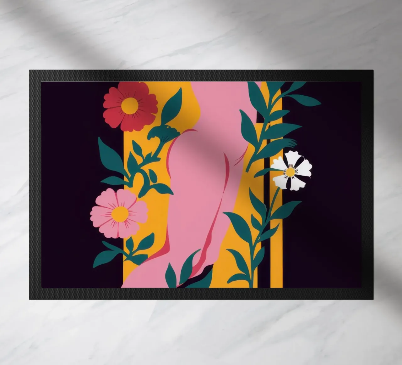 Dea floreale nuda zerbino da Obs Canvas