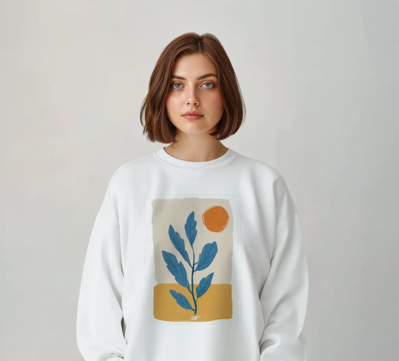 Calma botanica cerulea felpa da Gaia Viesta