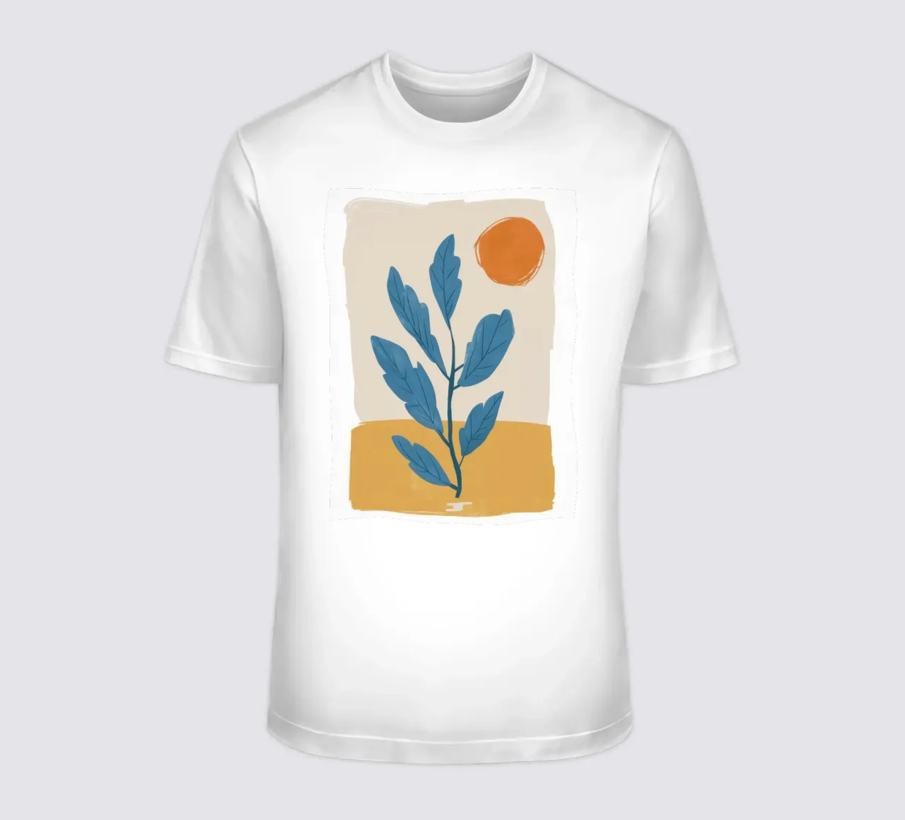 Calma botanica cerulea t-shirt da Gaia Viesta