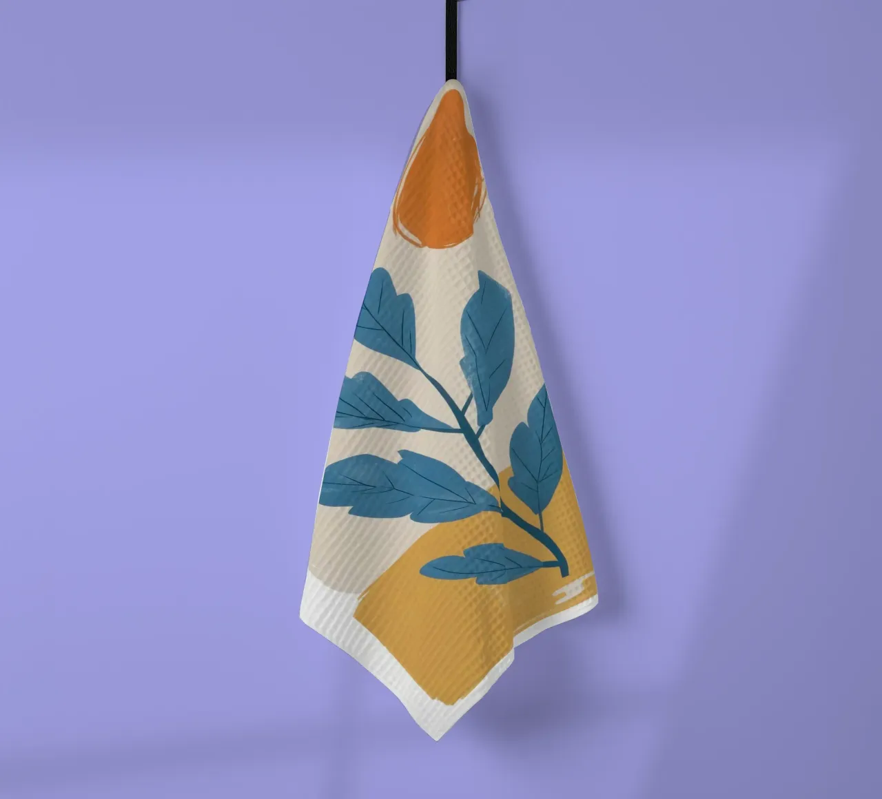 Cerulean Botanical Calm Geschirrtuch von Gaia Viesta