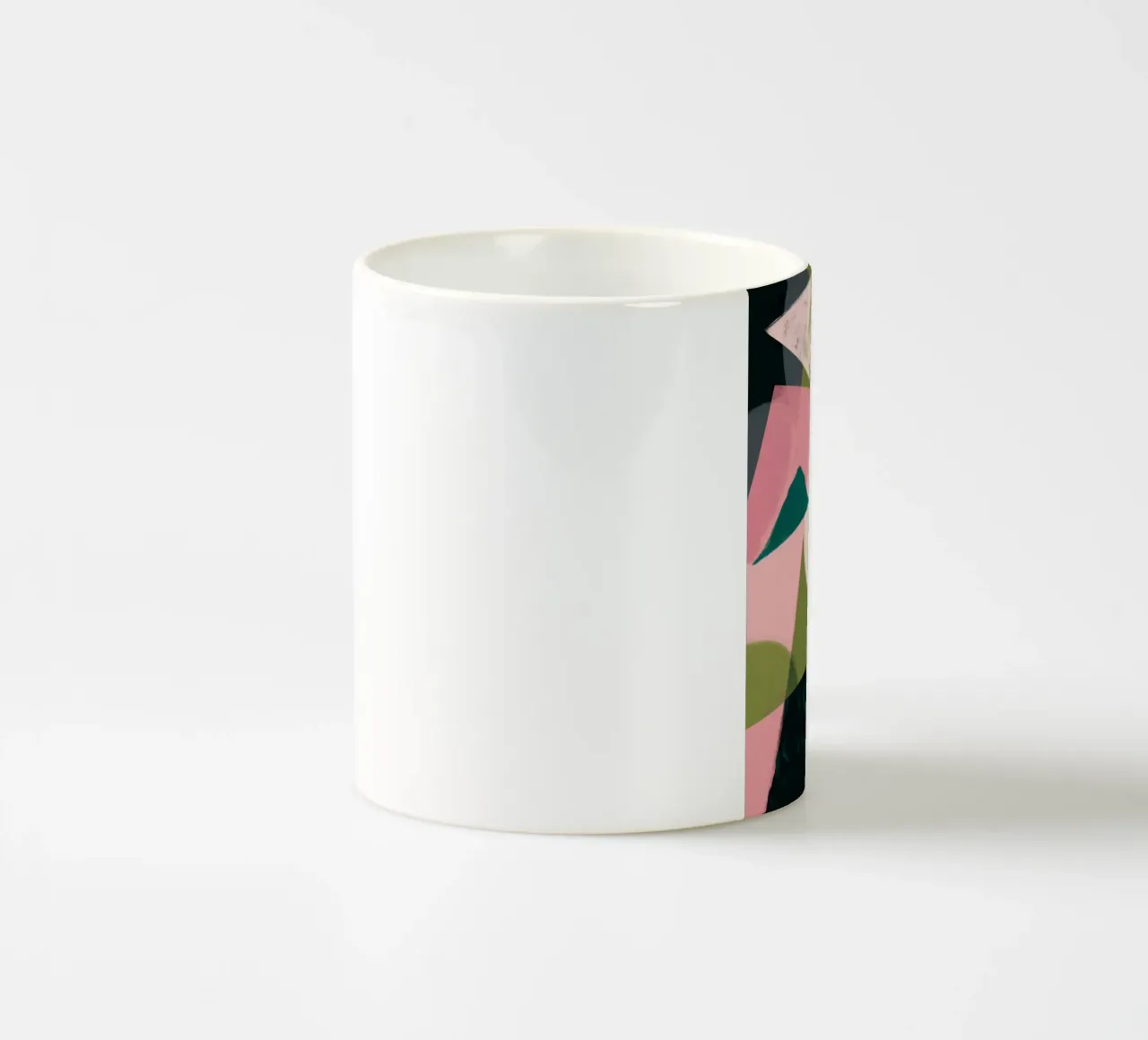 Geometrische scherf Abstract keramische mok van Line Fable